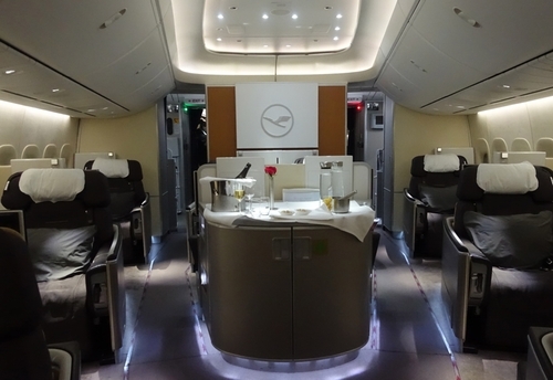 Lufthansa 747-8 First Class