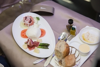 British Airways Club World catering