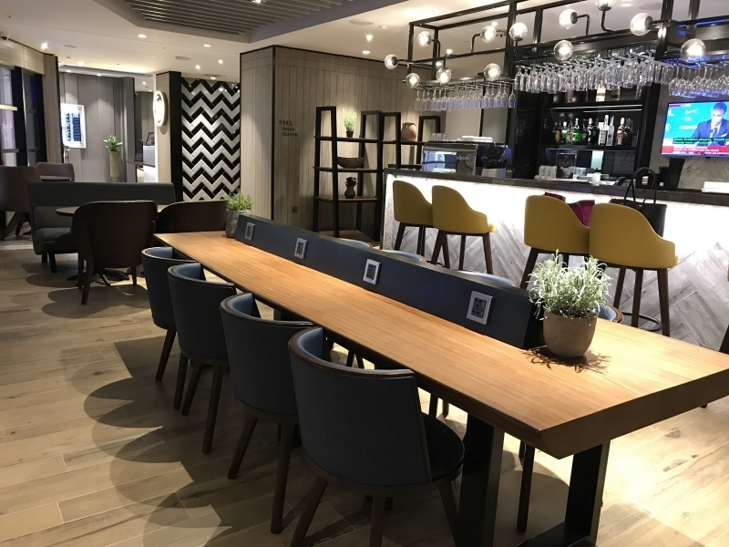 Plaza Premium lounge Heathrow Terminal 4 arrivals review