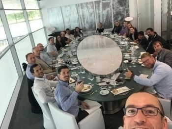 McLaren Technology Centre lunch