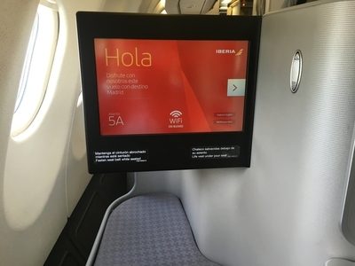 Iberia A340 business class seat reviewed