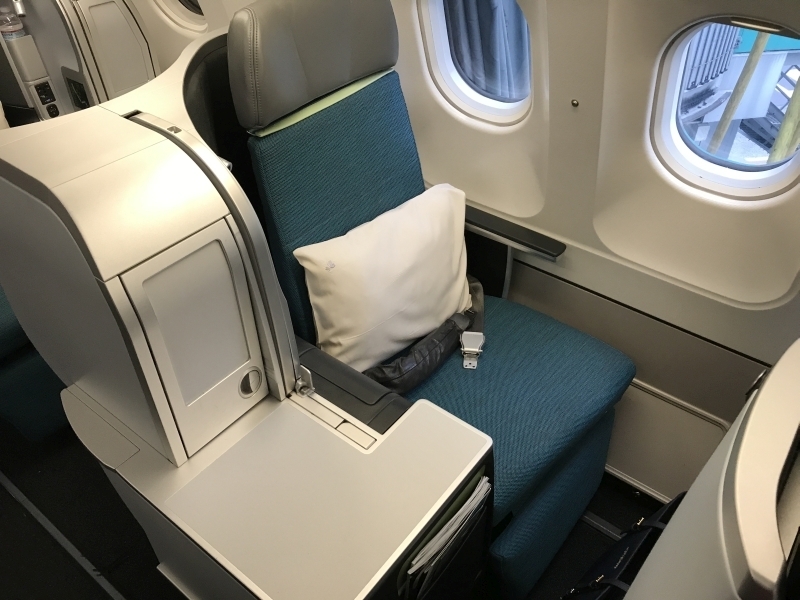 Aer Lingus business class review A330 Dublin to Boston