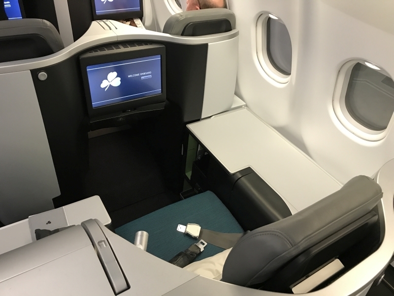 Aer Lingus business class review A330 Dublin to Boston