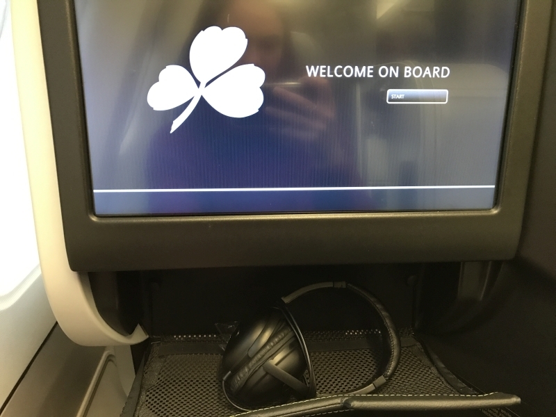 Aer Lingus business class review A330 Dublin to Boston