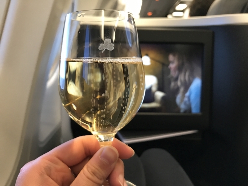 Aer Lingus business class review A330 Dublin to Boston