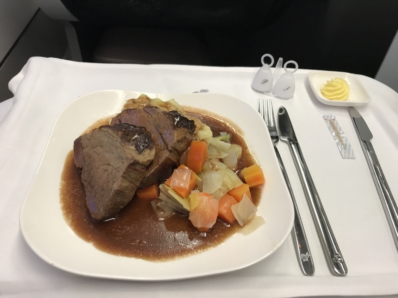 Aer Lingus business class review A330 Dublin to Boston