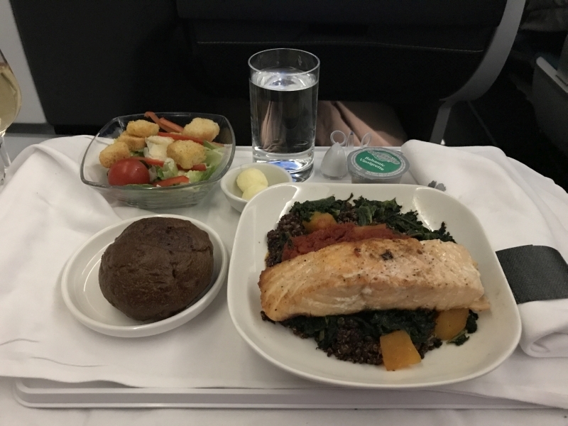 Aer Lingus business class review A330 Dublin to Boston