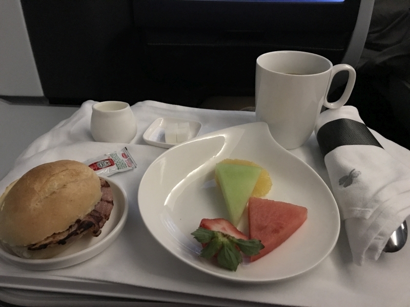 Aer Lingus business class review A330 Dublin to Boston