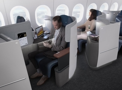 Lufthansa new business class seat 777-9