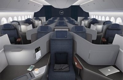 Lufthansa new business class seat 777-9