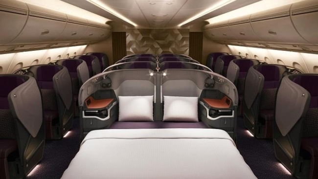 Singapore Airlines new A380 Business Class