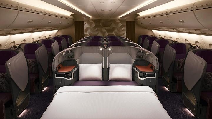 Singapore Airlines new A380 Business Class