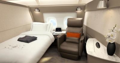 New Singapore AIrlines first class suite