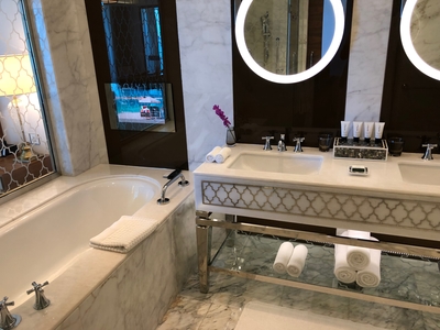 Waldorf Astoria Dubai bathroom