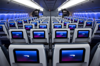 British Airways economy World Traveller cabin A350