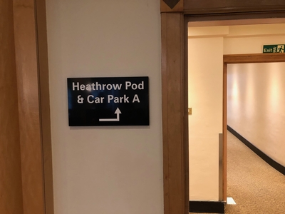 How to get from Thistle Heathrow to Terminal 5 using the pods