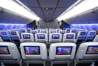 New British Airways World Traveller Plus cabin