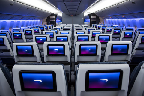 New British Airways economy World Traveller seating