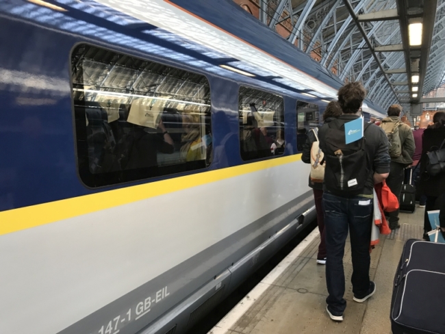 Eurostar inaugural London to Amsterdam