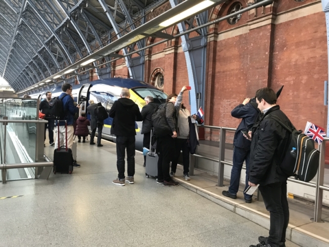 Eurostar inaugural London to Amsterdam