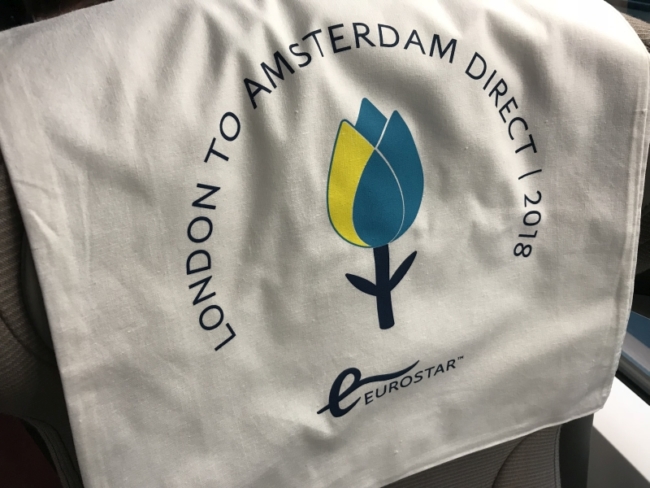 Eurostar inaugural London to Amsterdam