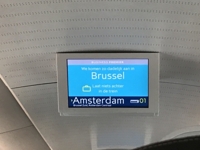 Eurostar from London to Amsterdam