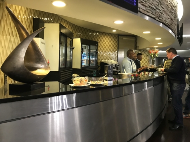 South African Airways SAA business lounge Johannesburg