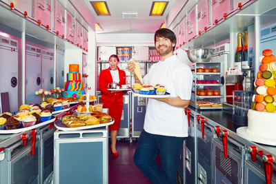 Eric Lanlard Virgin Atlantic afternoon tea