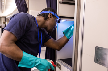 British Airways cleaning