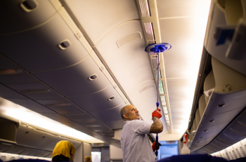 British Airways cleaning