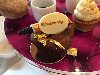 Virgin Atlantic Eric Lanlard Cake Boy afternoon tea