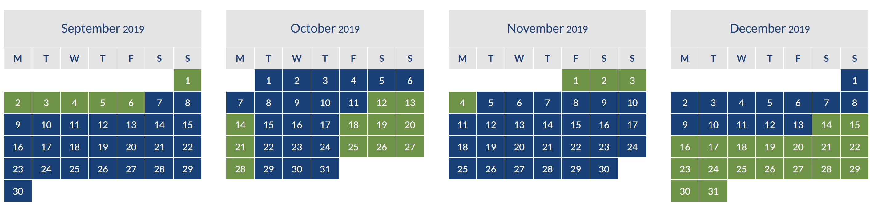 British Airways 2019 peak and offpeak Avios calendar is here