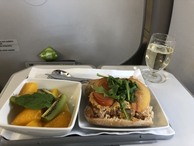 Review TAP Portugal A319 short haul business class