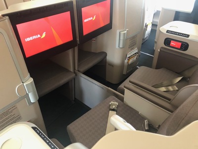 Iberia A350 business class review