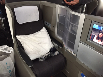 BA Club World flight London Heathrow to Kuala Lumpur