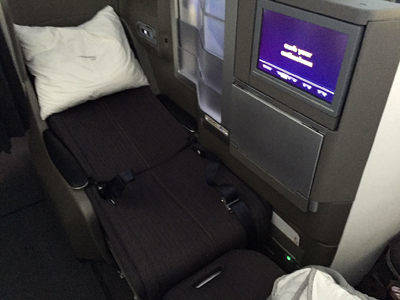 BA Club World flight London Heathrow to Kuala Lumpur