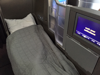 BA Club World flight London Heathrow to Kuala Lumpur