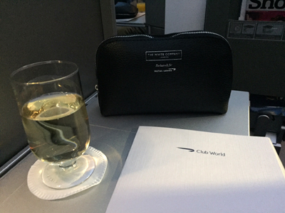 BA Club World flight London Heathrow to Kuala Lumpur