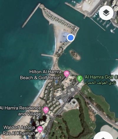 Ritz Carlton Al Hamra Beach Ras Al Khaimah location