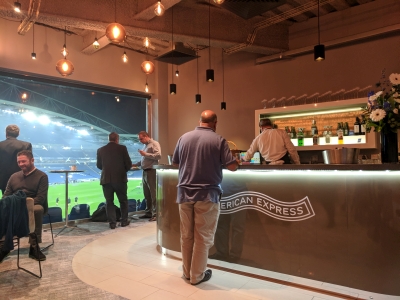  Amex lounge at a Brighton & Hove Albion FC Premier League game