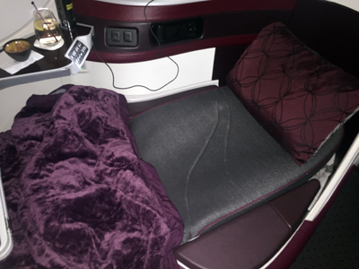 Review of Qatar Airways Business Class - Doha to London Gatwick