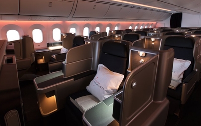 Qantas a380 new business class