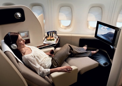 Qantas A380 refurbished first class seat