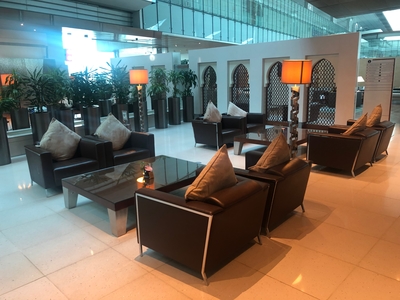 Emirates First Class Lounge Dubai Airport review