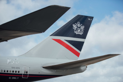 British Airways boeing 747 Landor livery