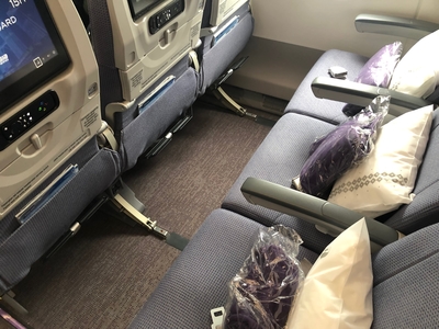 Malaysia Airlines A350 economy class