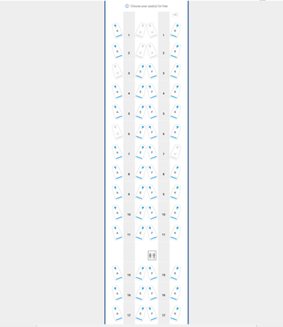 British Airways Club Suite business class seat plan