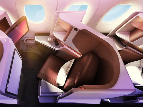 Virgin Atlantic new A350 upper class