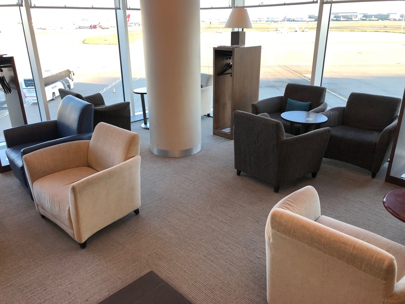 Gulf Air Lounge Heathrow Terminal 4 seating