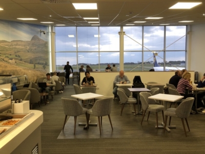 Leeds Bradford Airport White Rose Lounge seating